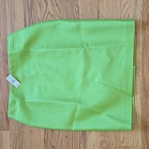 Talbots Lime Green Pencil Skirt